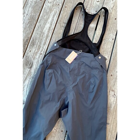 NWT! Patagonia Dual Aspect Bibs Men's S Alpine Climbing Recco Smolder Blue $399 - Picture 8 of 13